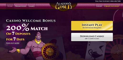 Aladdin's Gold no deposit forum.png