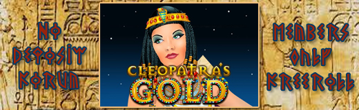 Cleopatra's Gold freeroll newsletter.jpg