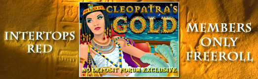 Cleopatra's Gold Freeroll newsletter.jpg