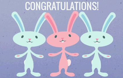 CONGRATS BUNNY.gif