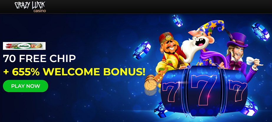 crazy luck free spins