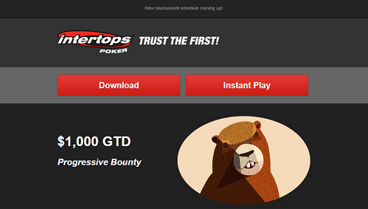 intertops poker $1000 GTD no deposit forum.png