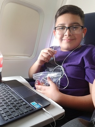 Michael's First Plane Ride.jpg