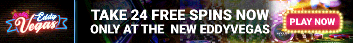 Eddy Vegas 24 Free Spins at Signup!