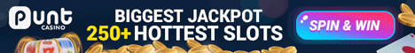 Punt Casino 150% + 100 Free Spins Welcome Bonus!