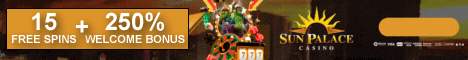 Sun Palace 15 Free Spins!