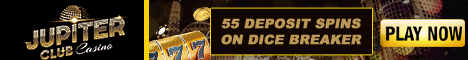 Jupiter Club - 220% up to $1000 or 55 Deposit Spins Welcome Bonus!