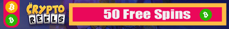 Crypto Reels - 50 Free Spins on 'Sparkling Fortunes'