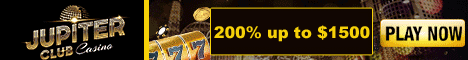 Jupiter Club - 32 Free Spins or 200% Match up to $1500 Welcome Bonus!