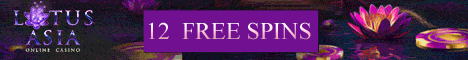 Lotus Asia - 180% Match or 15 Free Spins Welcome Bonus!